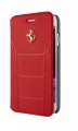 Кожаный чехол для iPhone 7 Ferrari 488 Leather Book Case