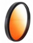 Градиентный оранжевый фильтр 72 мм