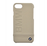 Кожаный чехол-накладка для iPhone 7 BMW Signature Logo imprint Hard Leather