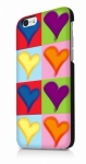 Пластиковый чехол-накладка для iPhone 6 / 6S ITSKINS HAMO Сolor hearts