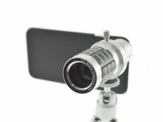Объектив 12x Magnifier Zoom Aluminum Camera Telephoto Lens для iPhone 6 Plus