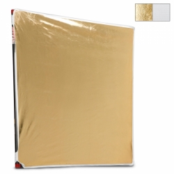 Панель светоотражающая Photoflex (ткань) 99х99 см золото/белая LP-3939WG